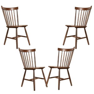 Pack x4 Sillas Windsor Madera