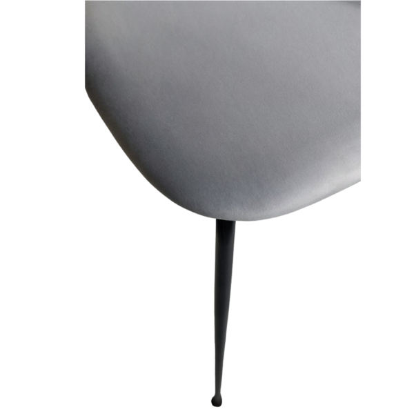 Silla Tokio Felpa Lisa Base Negro