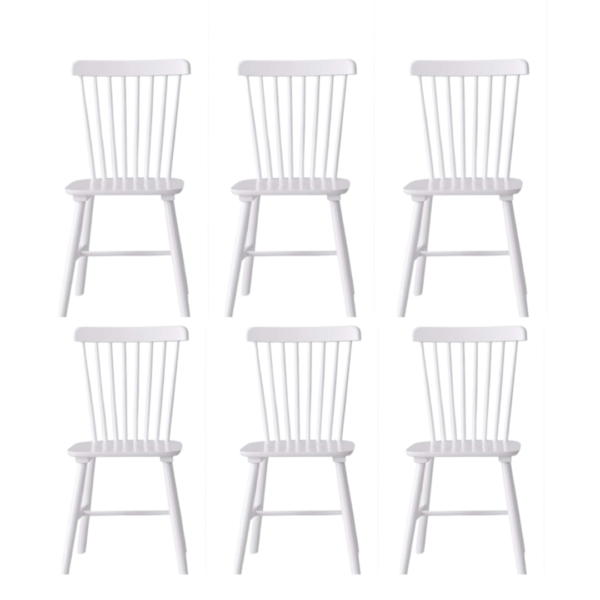 Pack x6 Sillas Windsor Madera