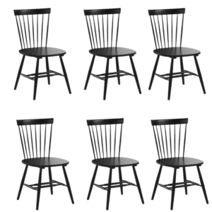 Pack x6 Sillas Windsor Madera