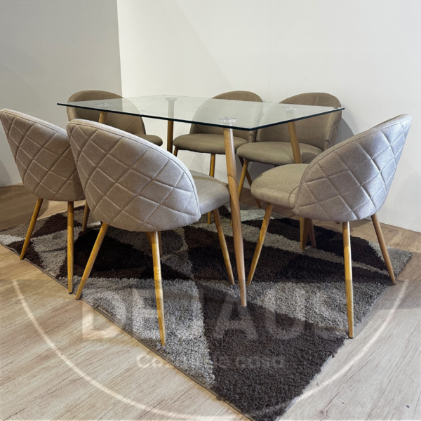 Mesa Nórdica Four con Sillas Tokio Lino - Imagen 6