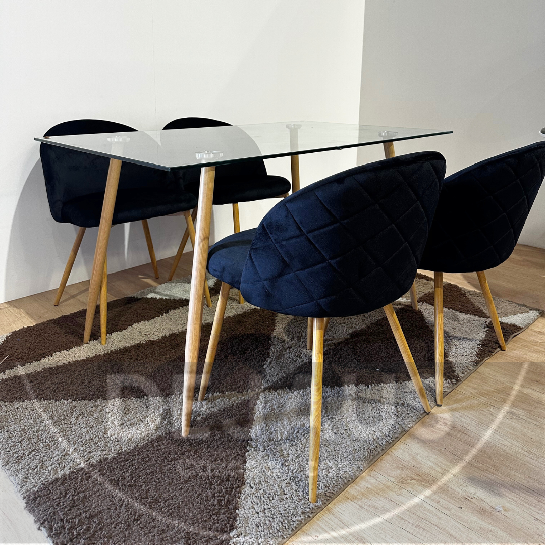 Mesa Nórdica Four con Sillas Tokio Felpa - Imagen 5