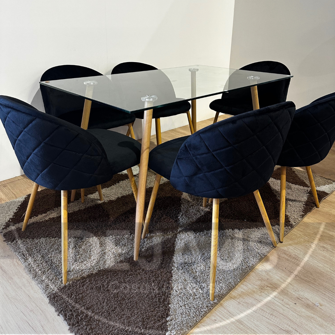 Mesa Nórdica Four con Sillas Tokio Felpa - Imagen 4