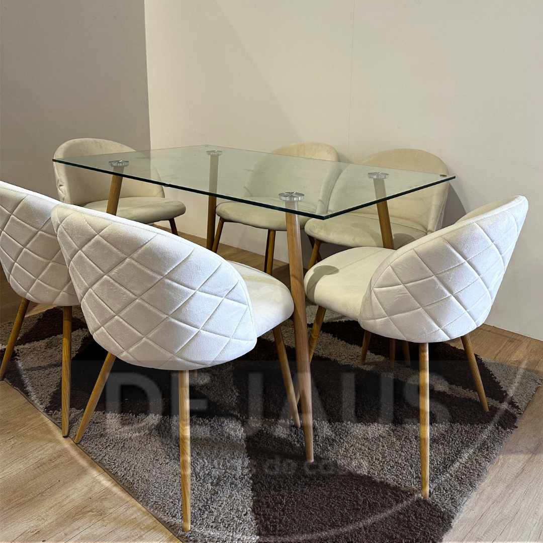 Mesa Nórdica Four con Sillas Tokio Felpa - Imagen 3