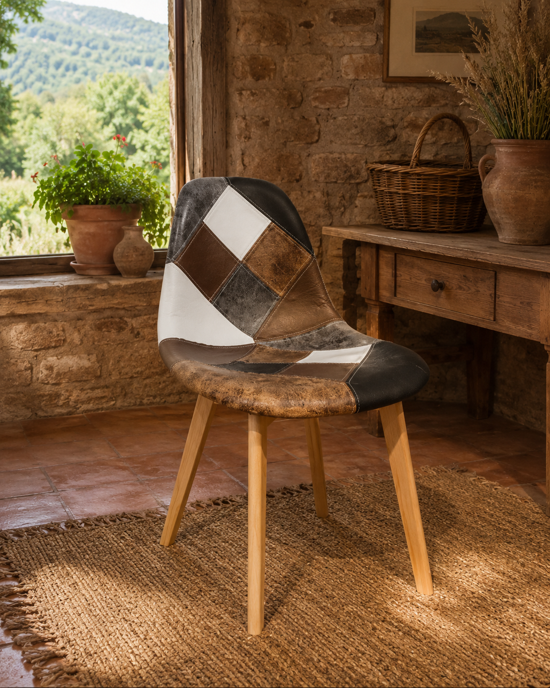 Packs 6 Sillas Patchwork DaVinci