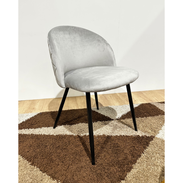 Silla Tokio Felpa Black - Imagen 5