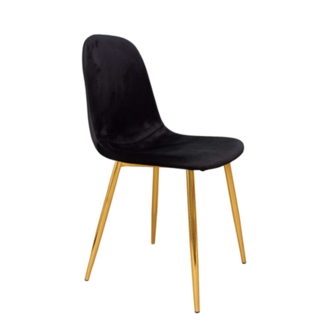 Silla Milano Felpa Gold - Imagen 2