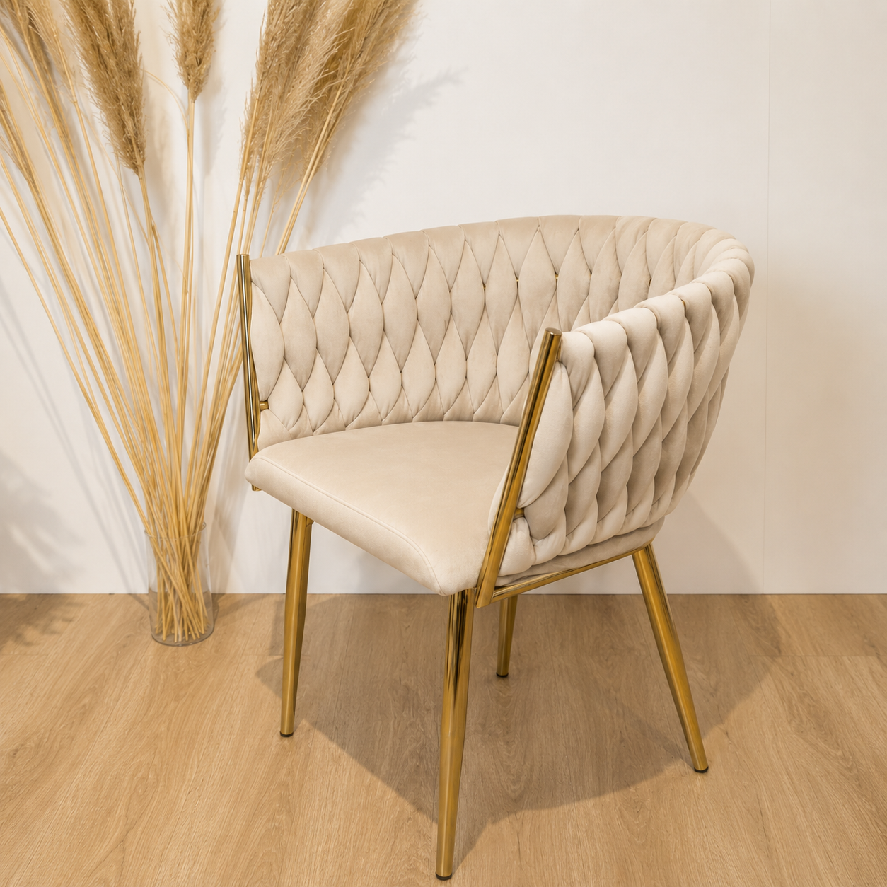 Poltrona Mónaco Felpa Gold - Imagen 3