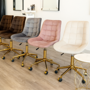 Silla Escritorio Boton Gold