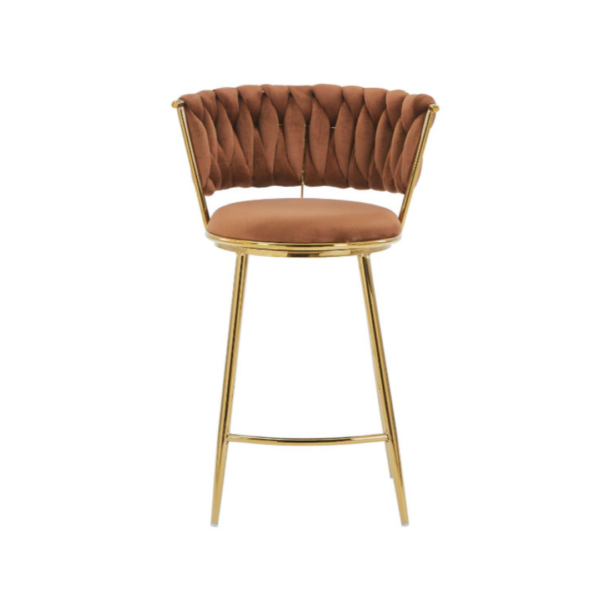 Taburete Mónaco Gold Fijo (66cm Altura al Piso) - Imagen 7