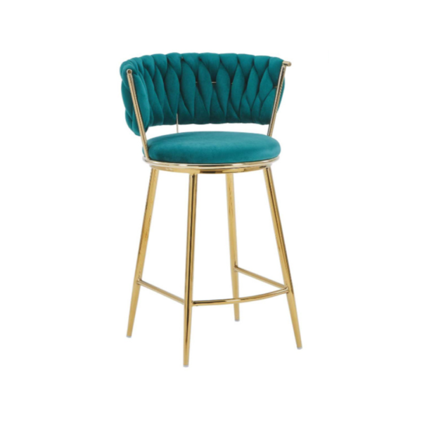 Taburete Mónaco Gold Fijo (66cm Altura al Piso) - Imagen 5