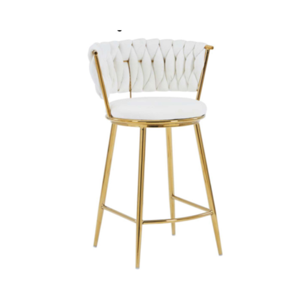 Taburete Mónaco Gold Fijo (66cm Altura al Piso) - Imagen 3