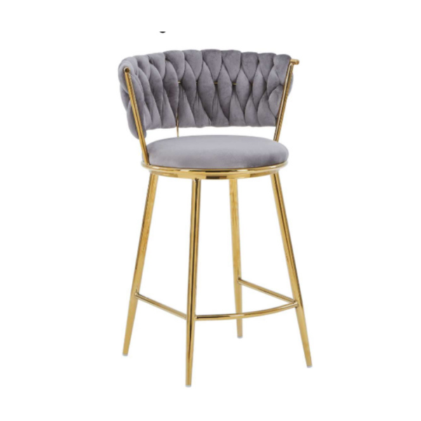 Taburete Mónaco Gold Fijo (66cm Altura al Piso) - Imagen 2