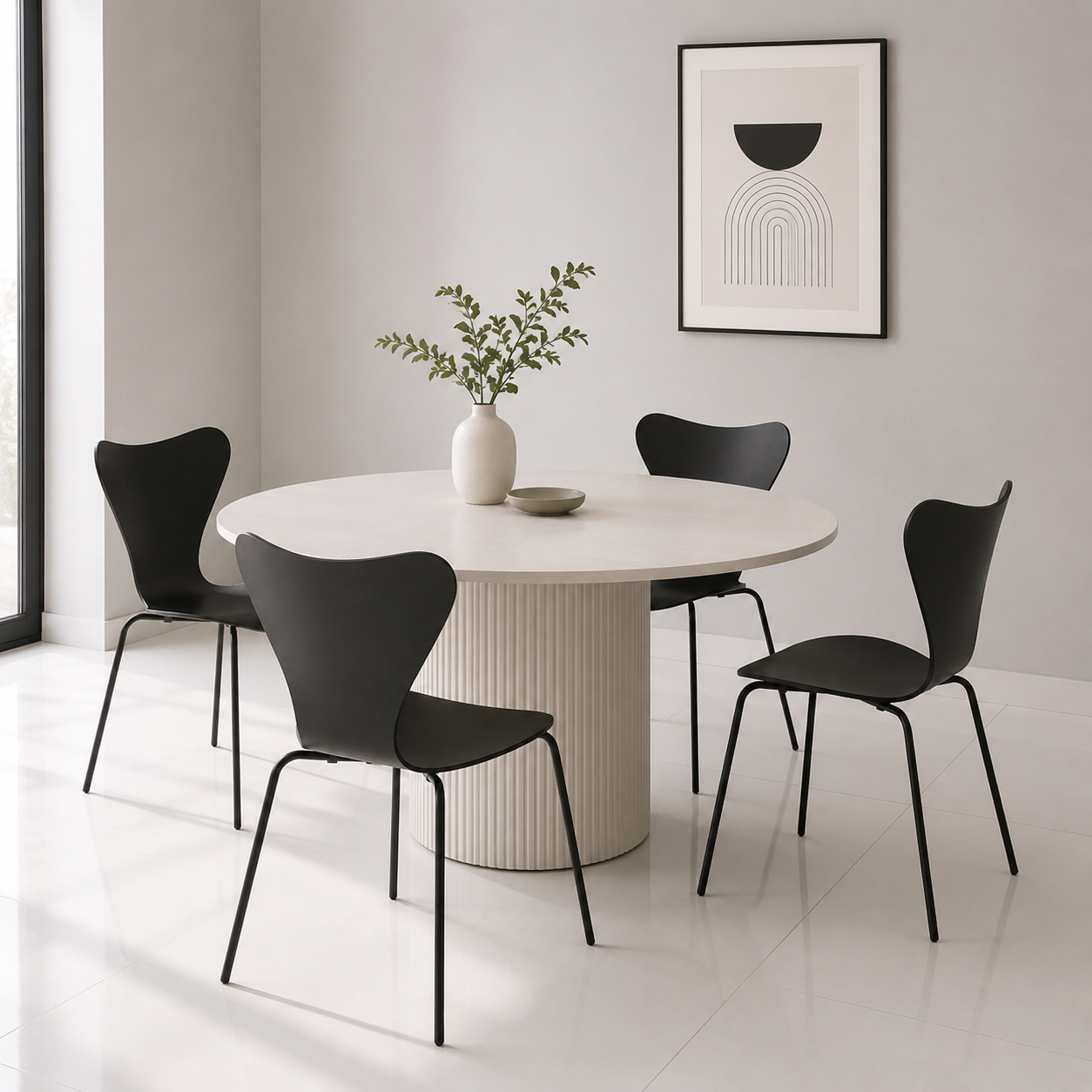 Silla Corazón Polipropileno Black - Imagen 2