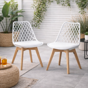 Pack 2 Sillas Tulip Mesh