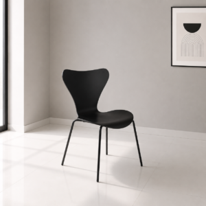 Silla Corazón Polipropileno Black