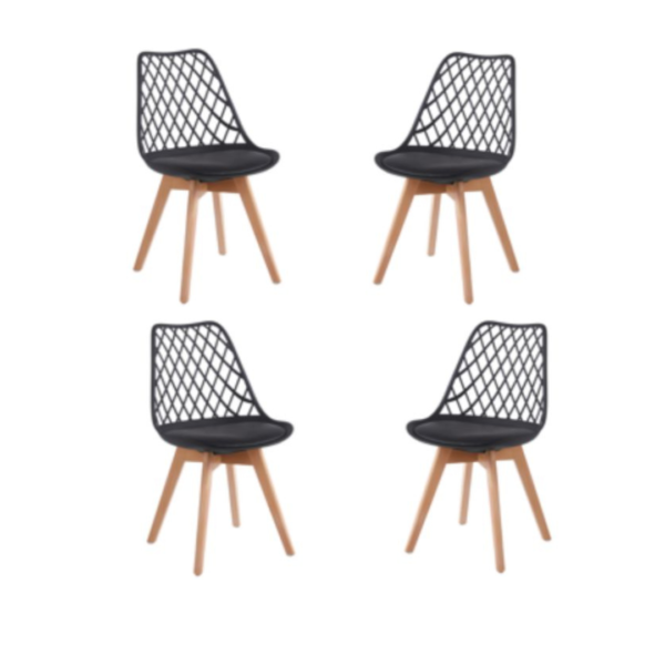 Pack 4 Sillas Tulip Mesh