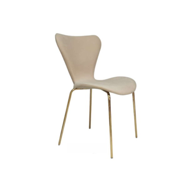 Silla Corazón Felpa Gold - Imagen 5