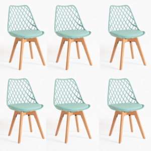 Pack 6 Sillas Mesh