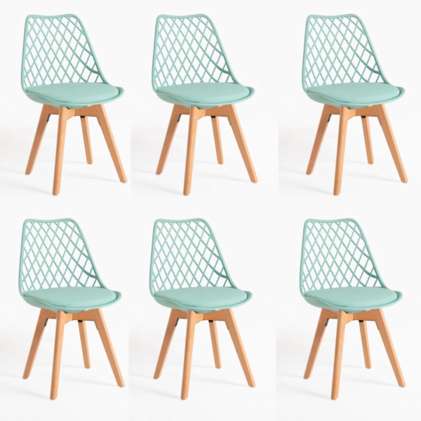 Pack 6 Sillas Mesh