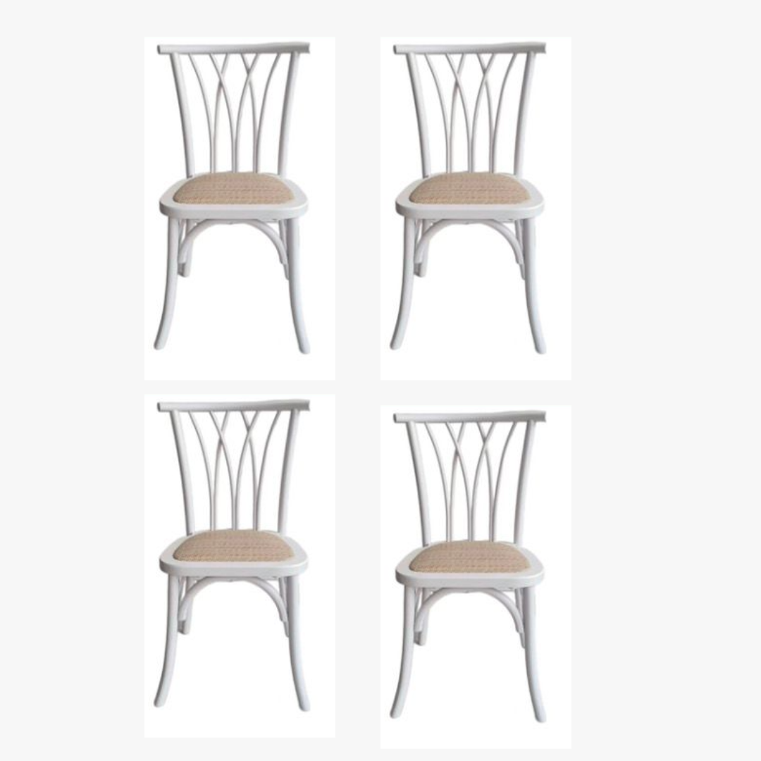 Pack 4 Sillas Crosswood Madera - Imagen 4