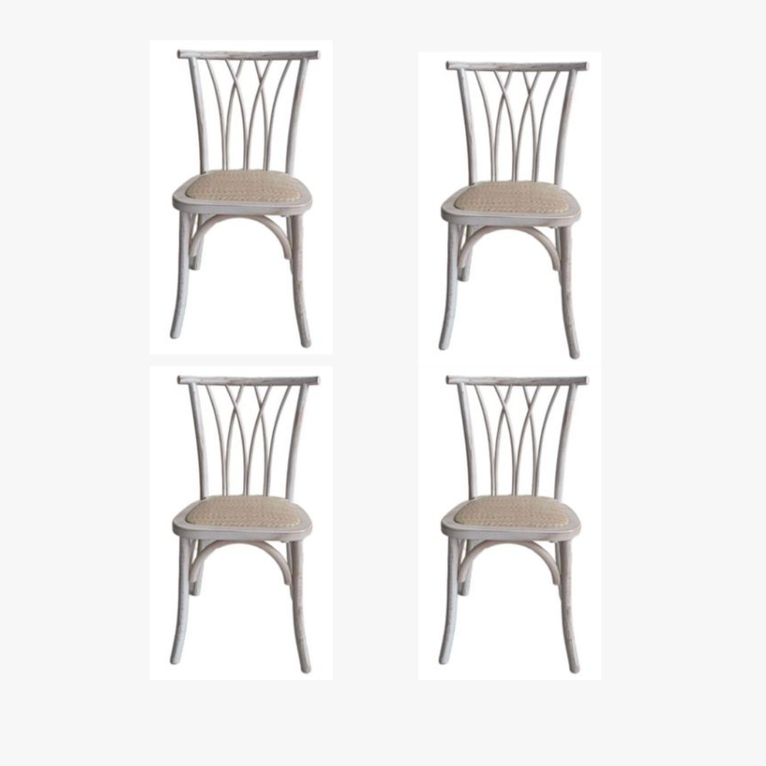 Pack 4 Sillas Crosswood Madera - Imagen 3