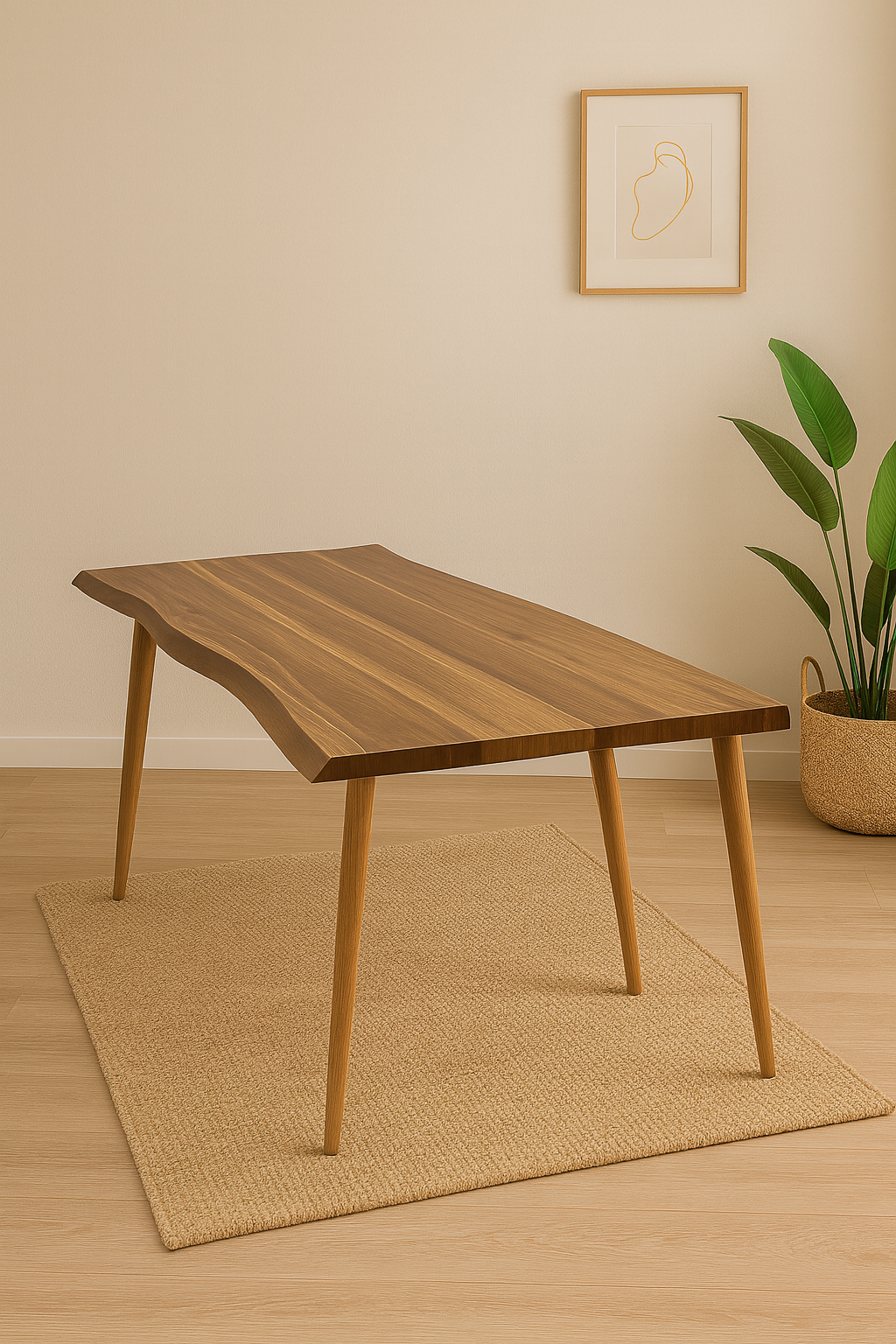 Mesa Rectangular Nordica Madera - Imagen 3