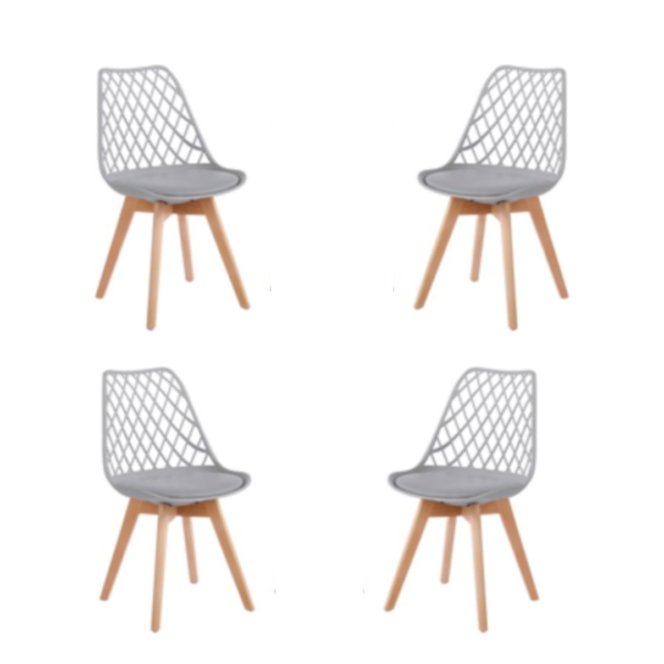 Pack 4 Sillas Tulip Mesh - Imagen 6