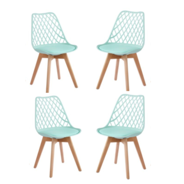 Pack 4 Sillas Tulip Mesh - Imagen 2