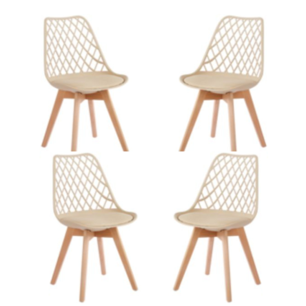 Pack 4 Sillas Tulip Mesh - Imagen 4