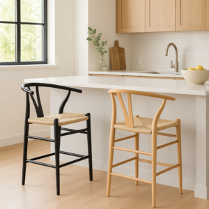 Taburete Wishbone Madera