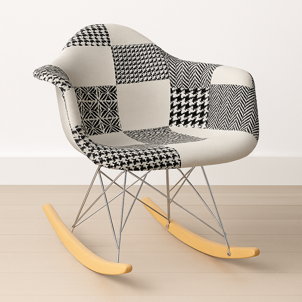 Butaca Mecedora Patchwork - Imagen 4