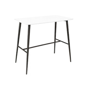 Mesa Rectangular Lyon Bar Blanca