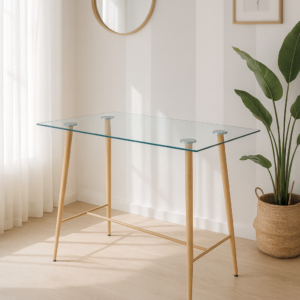 Mesa Rectangular Lyon Bar Vidrio