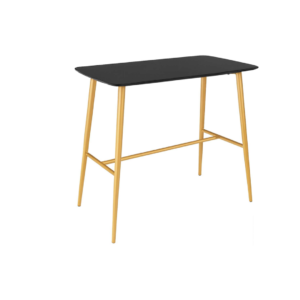 Mesa Rectangular Lyon Bar Negra