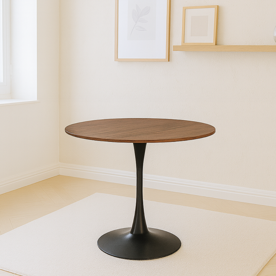 Mesa Tulip Madera Negro - Imagen 2