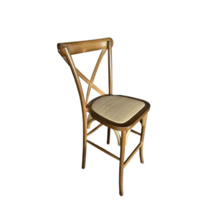 Taburete Crossback Madera