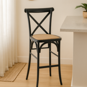 Taburete Crossback Madera