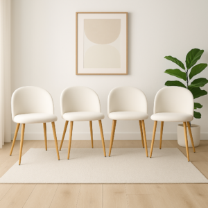 Packs 4 Sillas Tokio Lino Wood