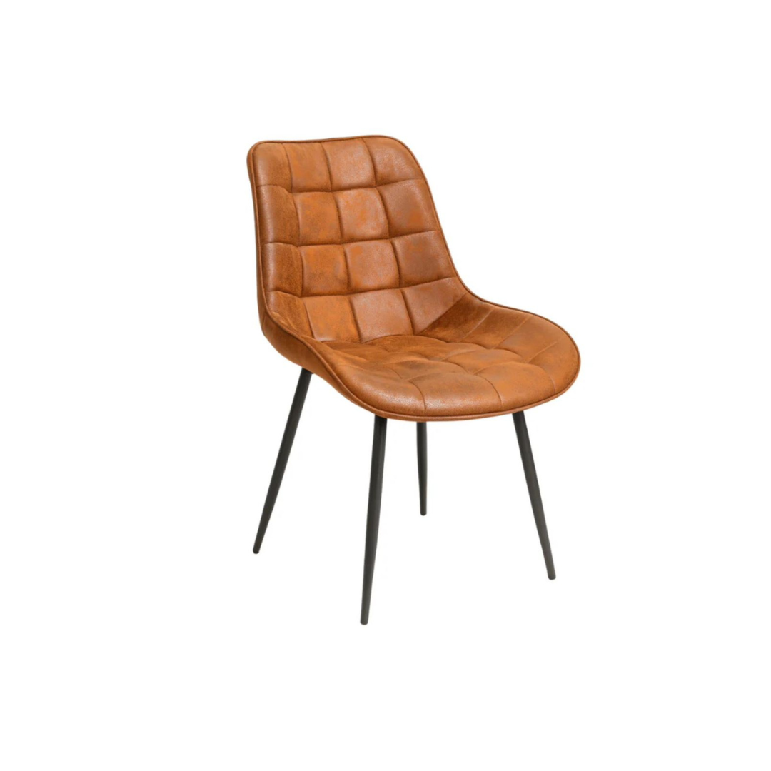 Silla Boton PU Envejecido - Imagen 2