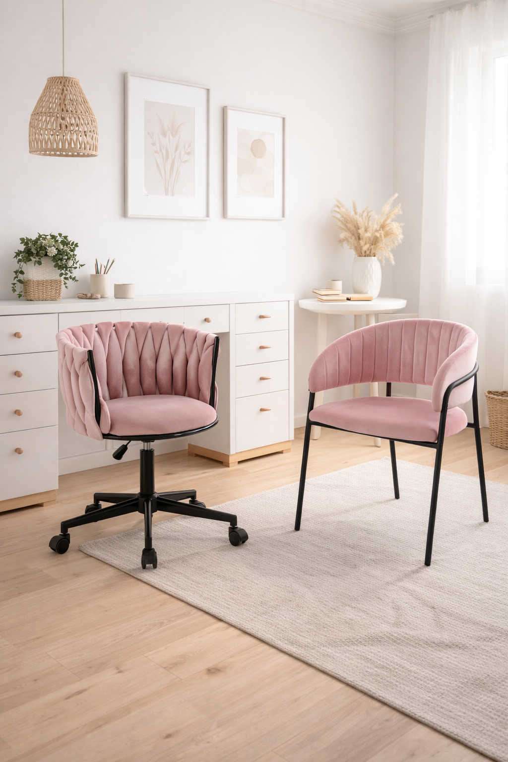 Pack Manicurista Sitial Isa mas Silla Escritorio Monaco Black