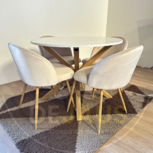 Mesa Warwick MDF con a Sillas Tokio Lisa
