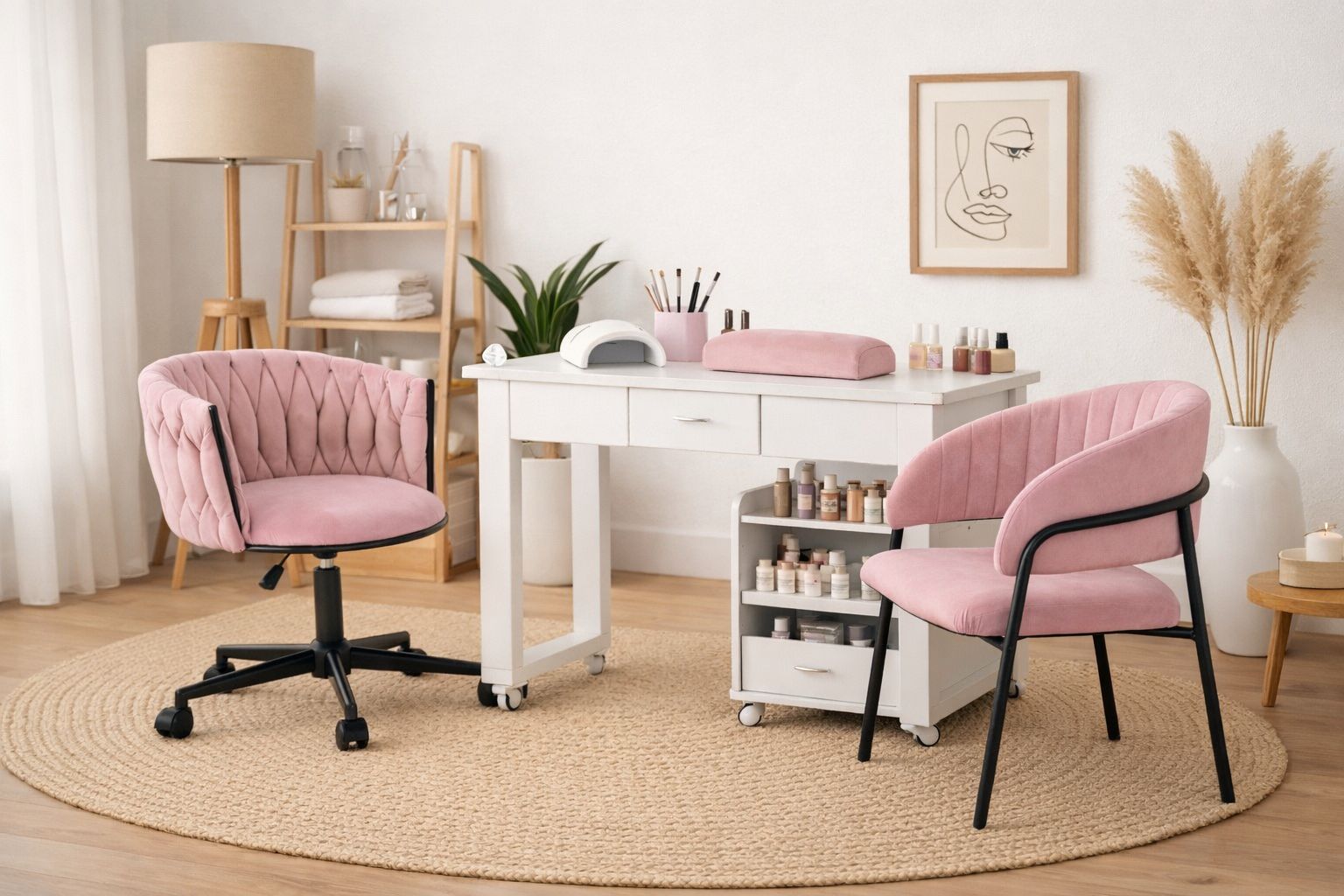 Pack Manicurista Sitial Isa mas Silla Escritorio Monaco Black - Imagen 7