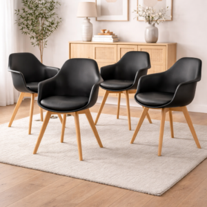 Pack 4 Butacas Tulip Acolchada