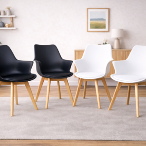 Pack 4 Butacas Tulip Acolchada