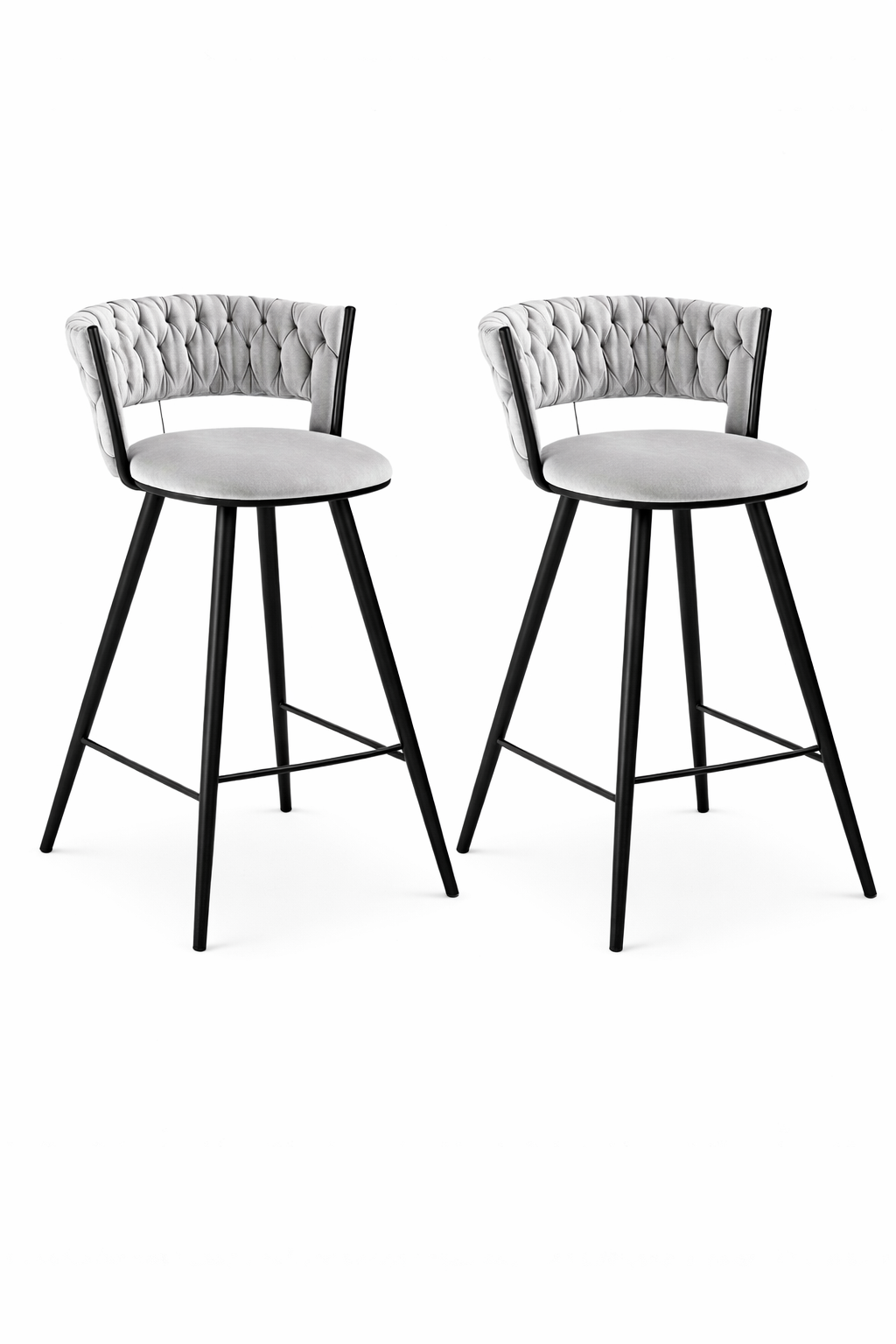 Pack 2 Taburete Mónaco Gold Fijo (66cm Altura al Piso) - Imagen 3