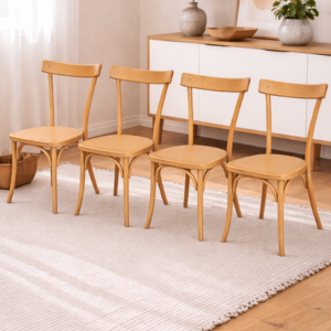 Pack 4 Sillas Madera Luisa