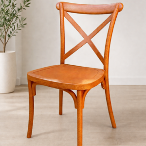 Silla Crossback Polipropileno (Madera)