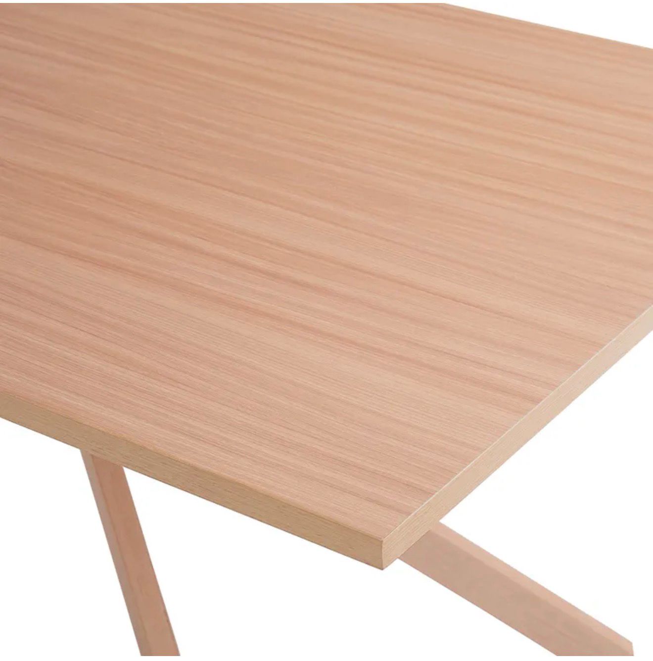 Mesa Rectangular Yarda Wood con 4 Sillas Wishbone Madera - Imagen 4