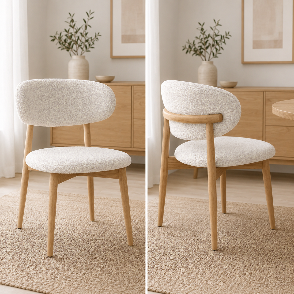 Silla de Comedor Siena Boucle